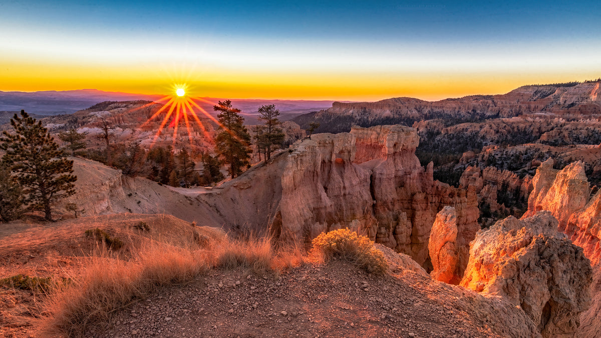 Bryce Canyon Sunrise fine art photography print by Bitter Buffalo Art, Colorado.