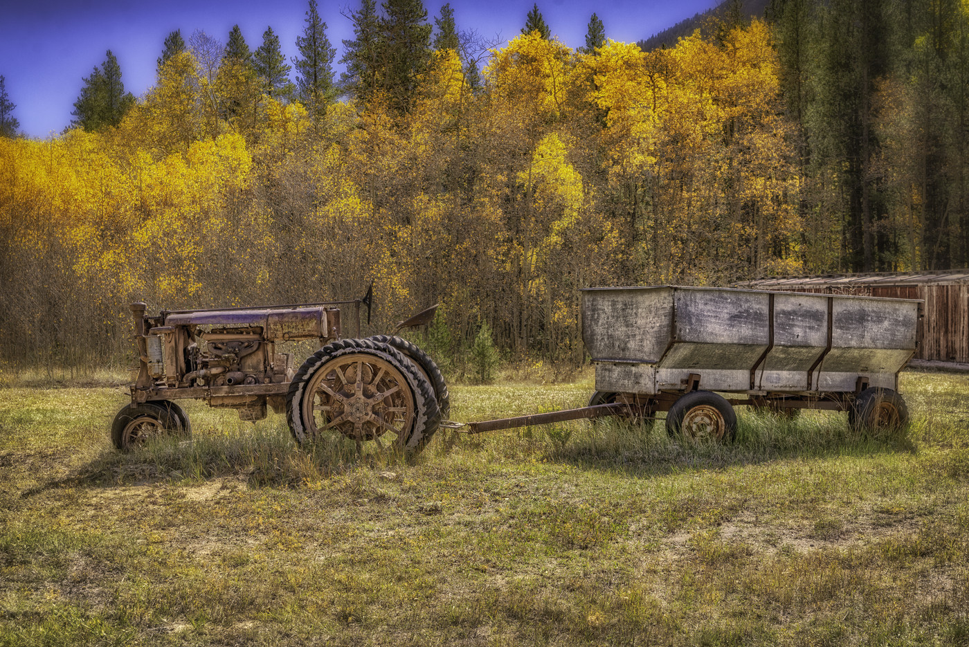 The Tractor and the Wagon