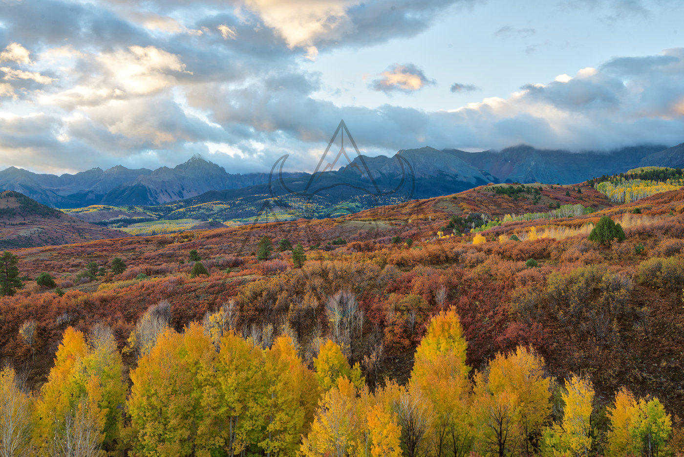 The Peak Behind the Yellow Trees