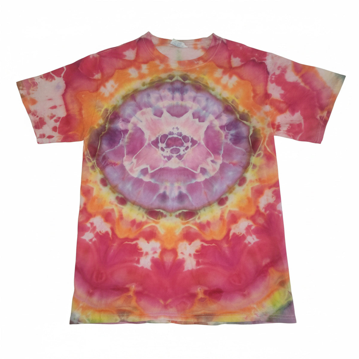 Desert Bloom Mandala — one-of-a-kind hand-dyed apparel by Bitter Buffalo Art, Breckenridge, Colorado.