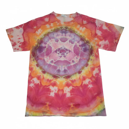 Desert Bloom Mandala — one-of-a-kind hand-dyed apparel by Bitter Buffalo Art, Breckenridge, Colorado.