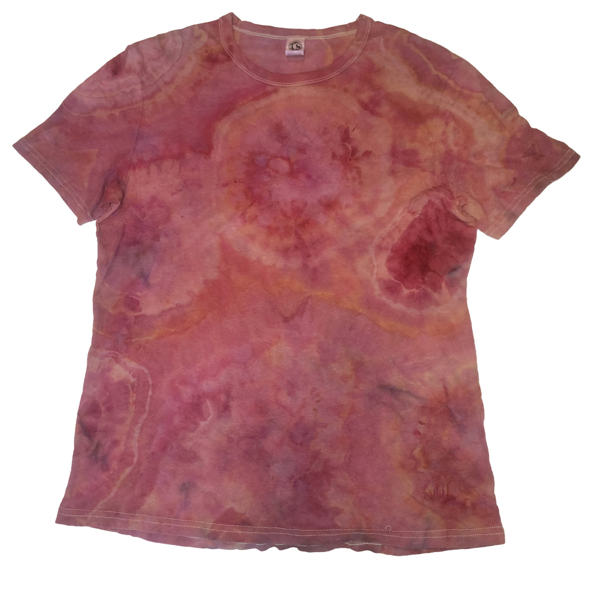 Desert Rose (Reverse) — one-of-a-kind hand-dyed apparel by Bitter Buffalo Art, Breckenridge, Colorado.