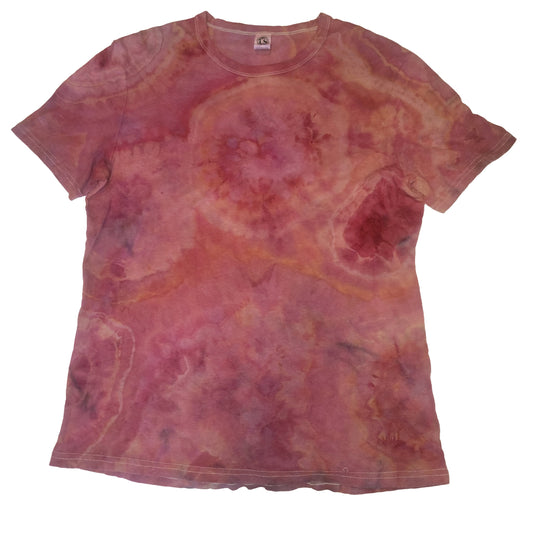 Desert Rose (Reverse) — one-of-a-kind hand-dyed apparel by Bitter Buffalo Art, Breckenridge, Colorado.
