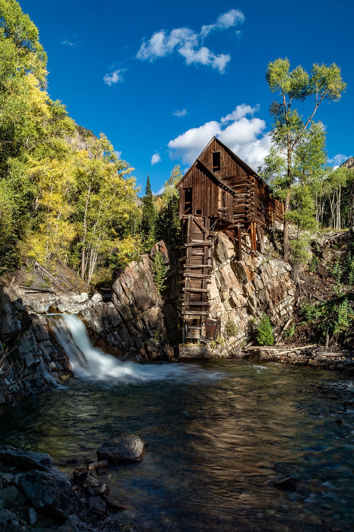 Crystal Mill fine art photography print by Bitter Buffalo Art, Colorado.