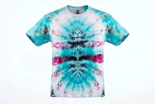 Large Alpine Dream T-Shirt — one-of-a-kind hand-dyed apparel by Bitter Buffalo Art, Breckenridge, Colorado.