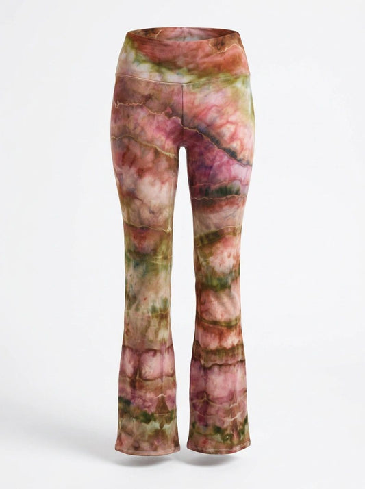 Tie-Dye Yoga Pants — one-of-a-kind hand-dyed apparel by Bitter Buffalo Art, Breckenridge, Colorado.