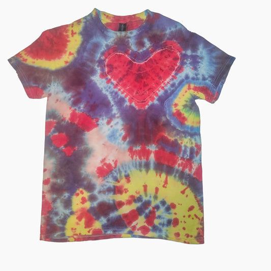 Canyon Heart — one-of-a-kind hand-dyed apparel by Bitter Buffalo Art, Breckenridge, Colorado.
