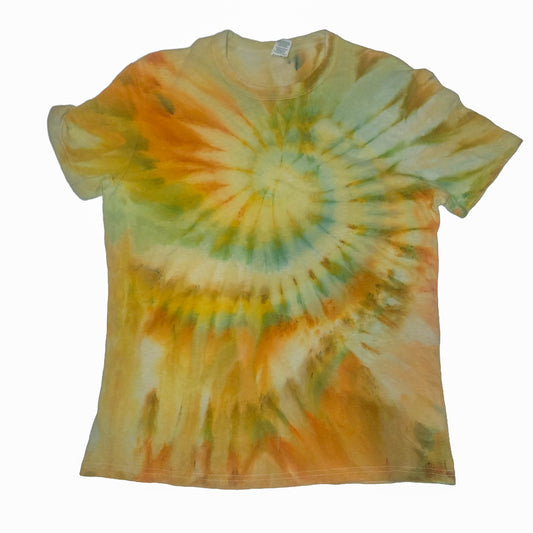 Desert Bloom  Description — one-of-a-kind hand-dyed apparel by Bitter Buffalo Art, Breckenridge, Colorado.