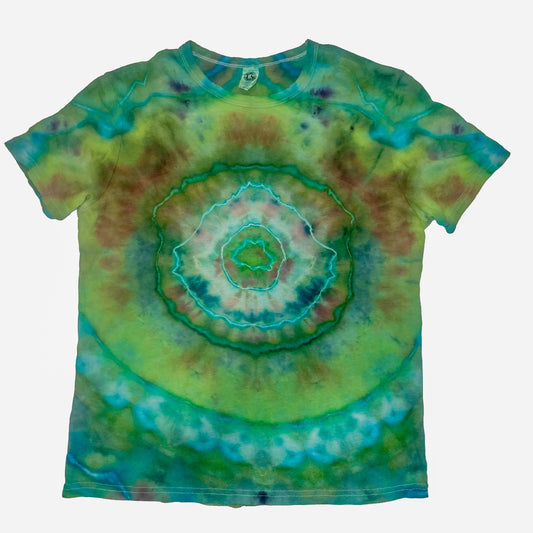 Emerald Echo — one-of-a-kind hand-dyed apparel by Bitter Buffalo Art, Breckenridge, Colorado.